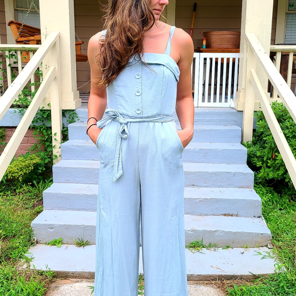 Light Blue Gianni Bini Jumpsuit